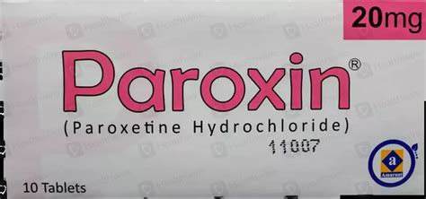 百樂行作用|百樂行膜衣錠20毫克 Paroxin F.C. Tablets 20mg